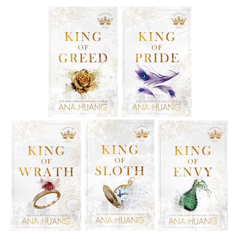 Kings of Sin Series 5 Books Collection Set By Ana Huang (King of Wrath, King of Pride, King of Greed, King of Sloth and King of Envy