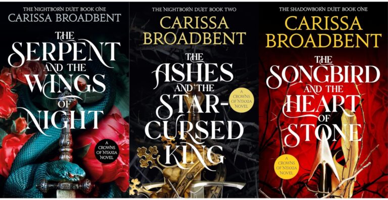 Crowns of Nyaxia Series 3 Books Set - The Serpent & the Wings of Night, The Ashes & the Star-Cursed King, The Songbird & the Heart of Stone