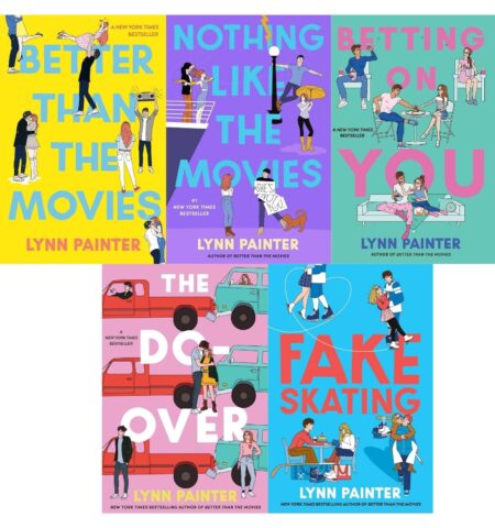 Lynn Painter 5 Books Collection Set: Better Than the Movies, Nothing Like the Movies, Betting on You, The Do-Over and Fake Skating