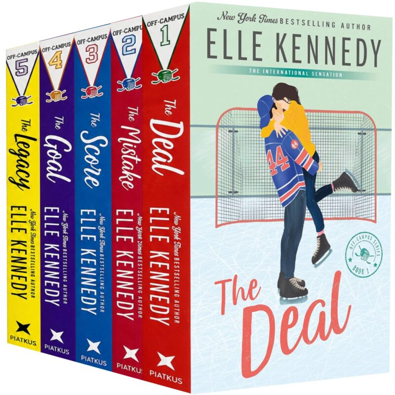 Off-Campus Series: 5-Book Collection Set by Elle Kennedy | The Deal, The Mistake, The Score, Goal & Legacy