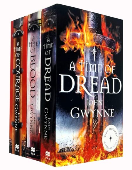John Gwynne Of Blood and Bone Series 3 Books Collection Set (A Time of Dread, A Time of Blood, [Hardcover] A Time of Courage)