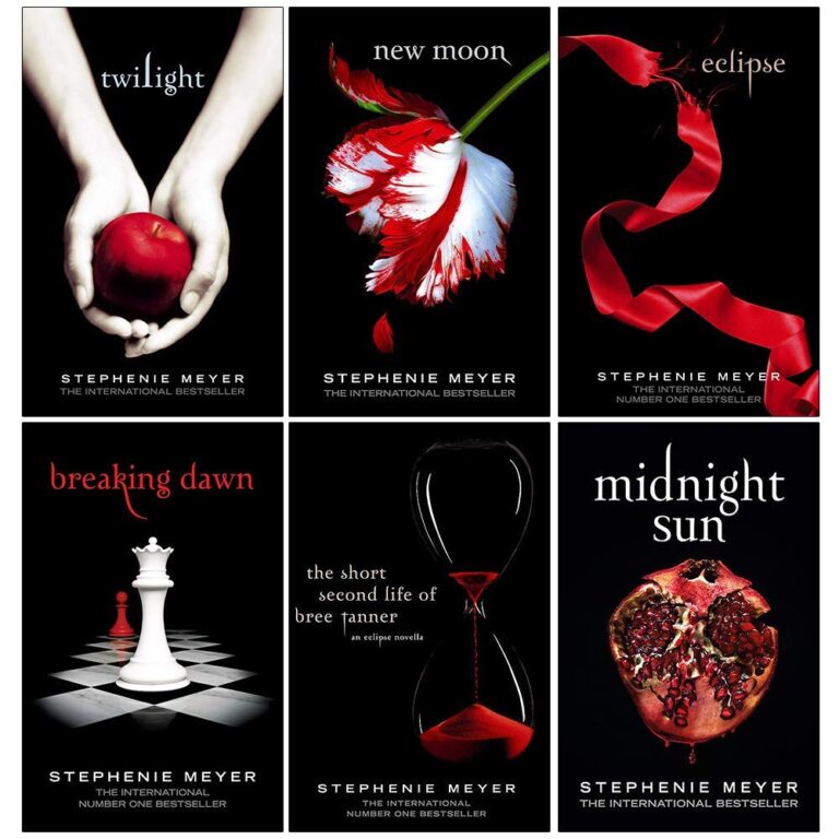 Twilight Series Stephenie Meyer 6 Books Collection Set (Twilight, New Moon, Eclipse, Breaking Dawn, The Short Second Life Of Bree Tanner, Midnight Sun)