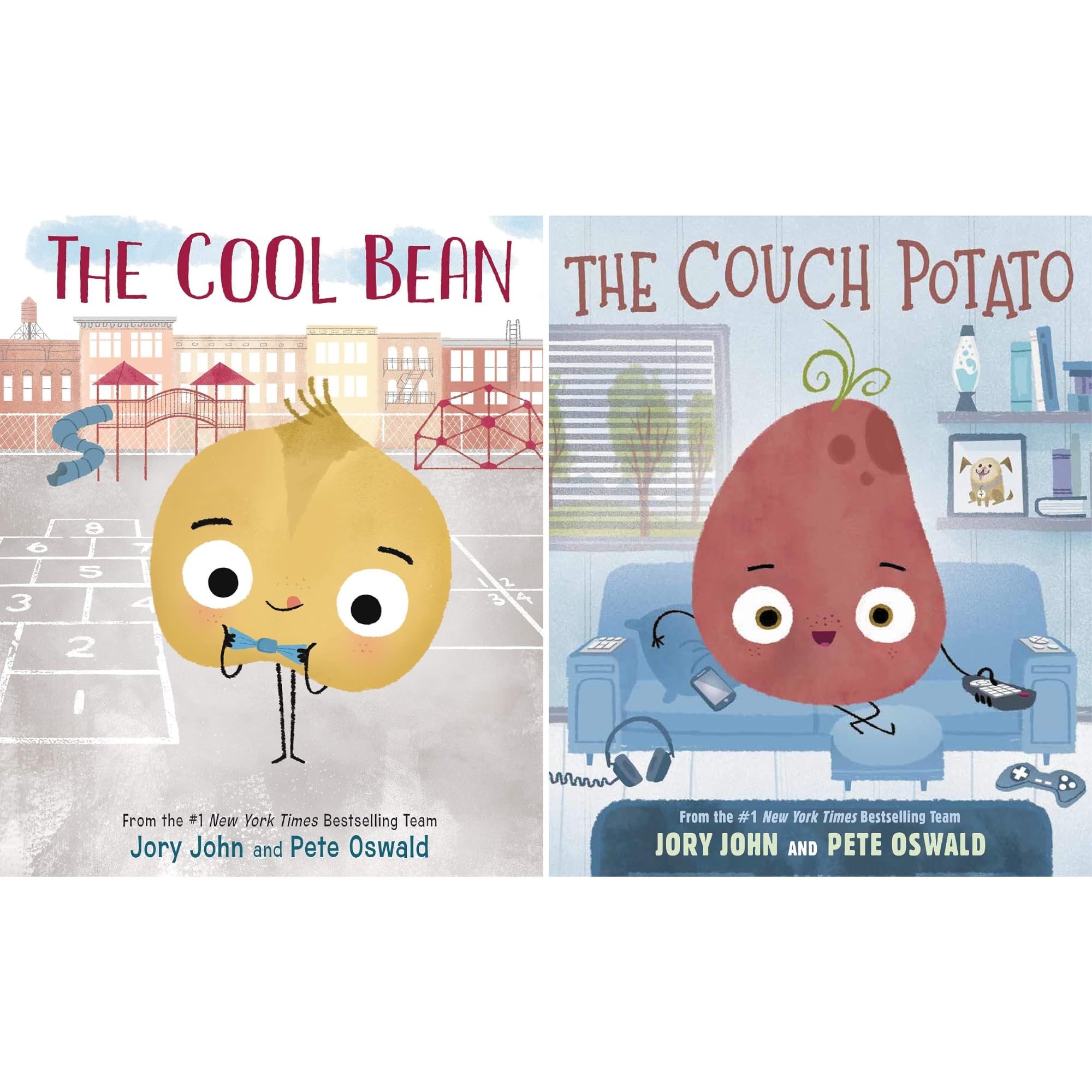 The Food Group Series 8 Books Collection Set by Jory John - The Bad Seed, The Good Egg, The Cool Bean, The Couch Potato, The Smart Cookie, The Sour Grape, The Big Cheese & The Humble Pie